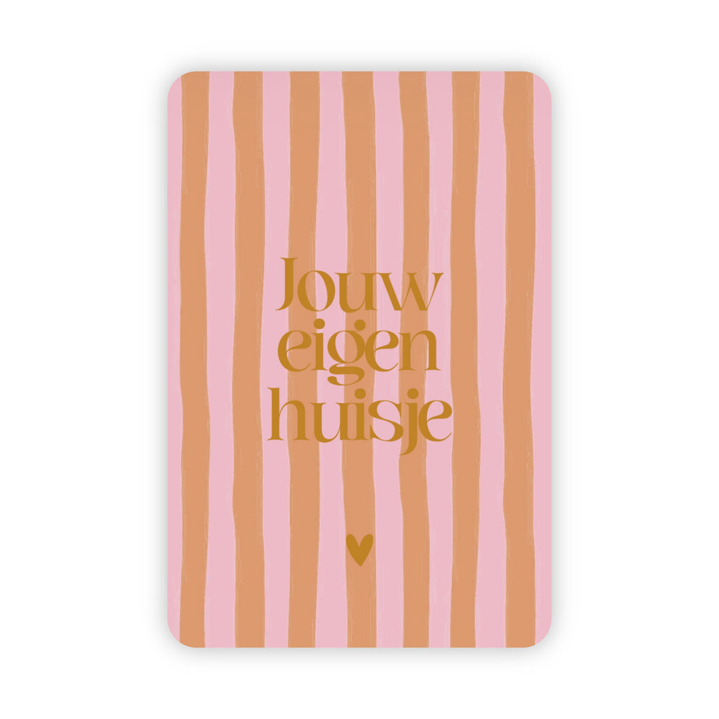 Wenskaarten | Set van 10 met goudfolie