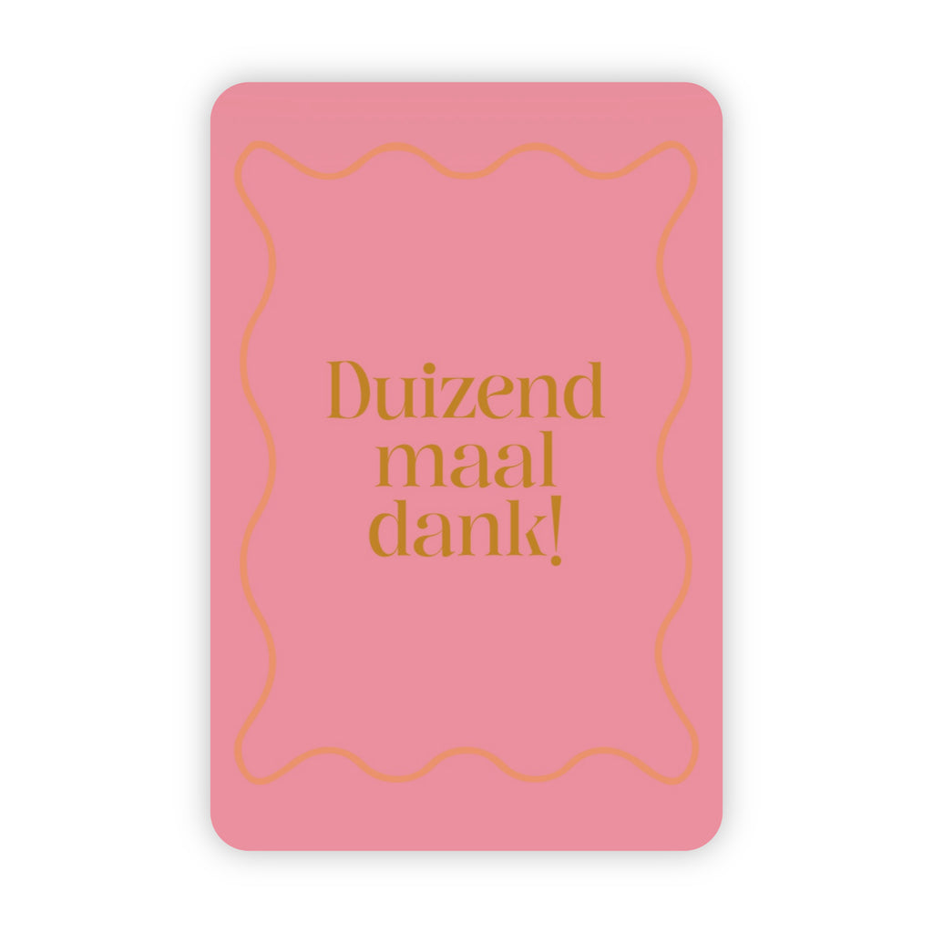 Wenskaarten | Set van 10 met goudfolie