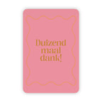 Wenskaarten | Set van 10 met goudfolie