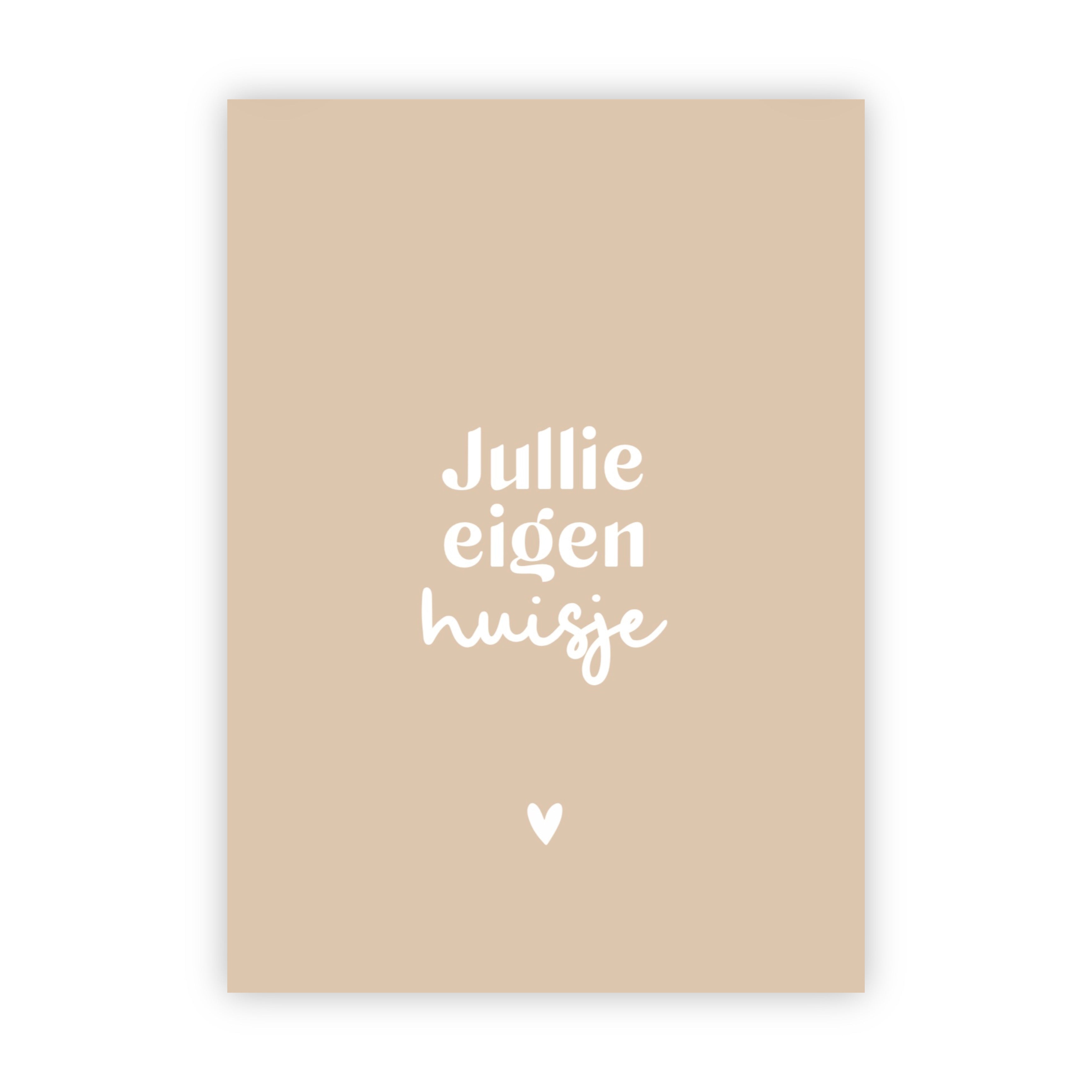 Dubbele wenskaart | Jullie eigen huisje