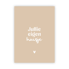 Dubbele wenskaart | Jullie eigen huisje