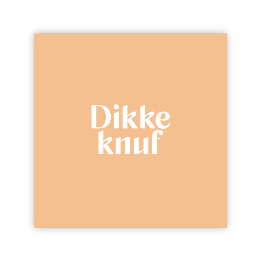 Dubbele wenskaart | Dikke knuf