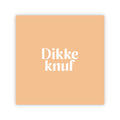 Dubbele wenskaart | Dikke knuf