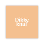 Dubbele wenskaart | Dikke knuf