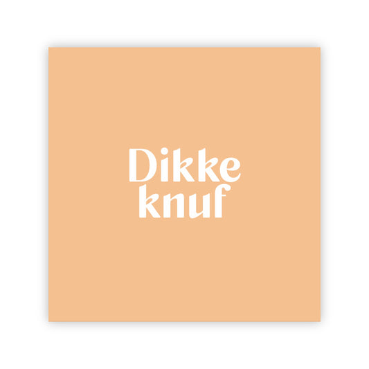 Dubbele wenskaart | Dikke knuf