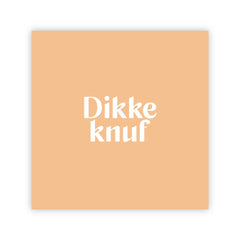 Dubbele wenskaart | Dikke knuf
