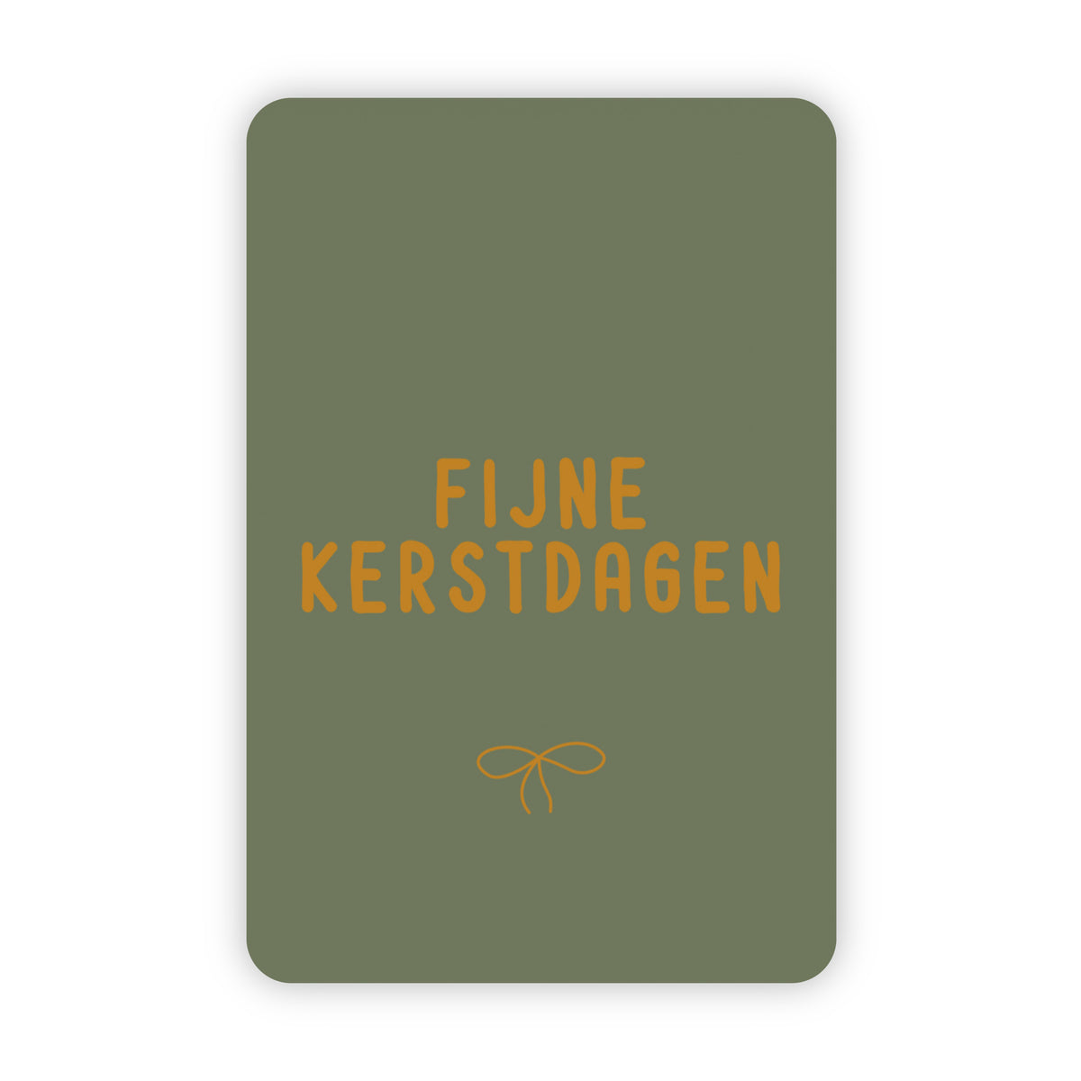 Kerstkaarten | Set van 20 met goudfolie