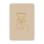 Wenskaart | Blanco cocktail goudfolie