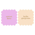 Cadeaustickers | Sweet 10 stuks goudfolie