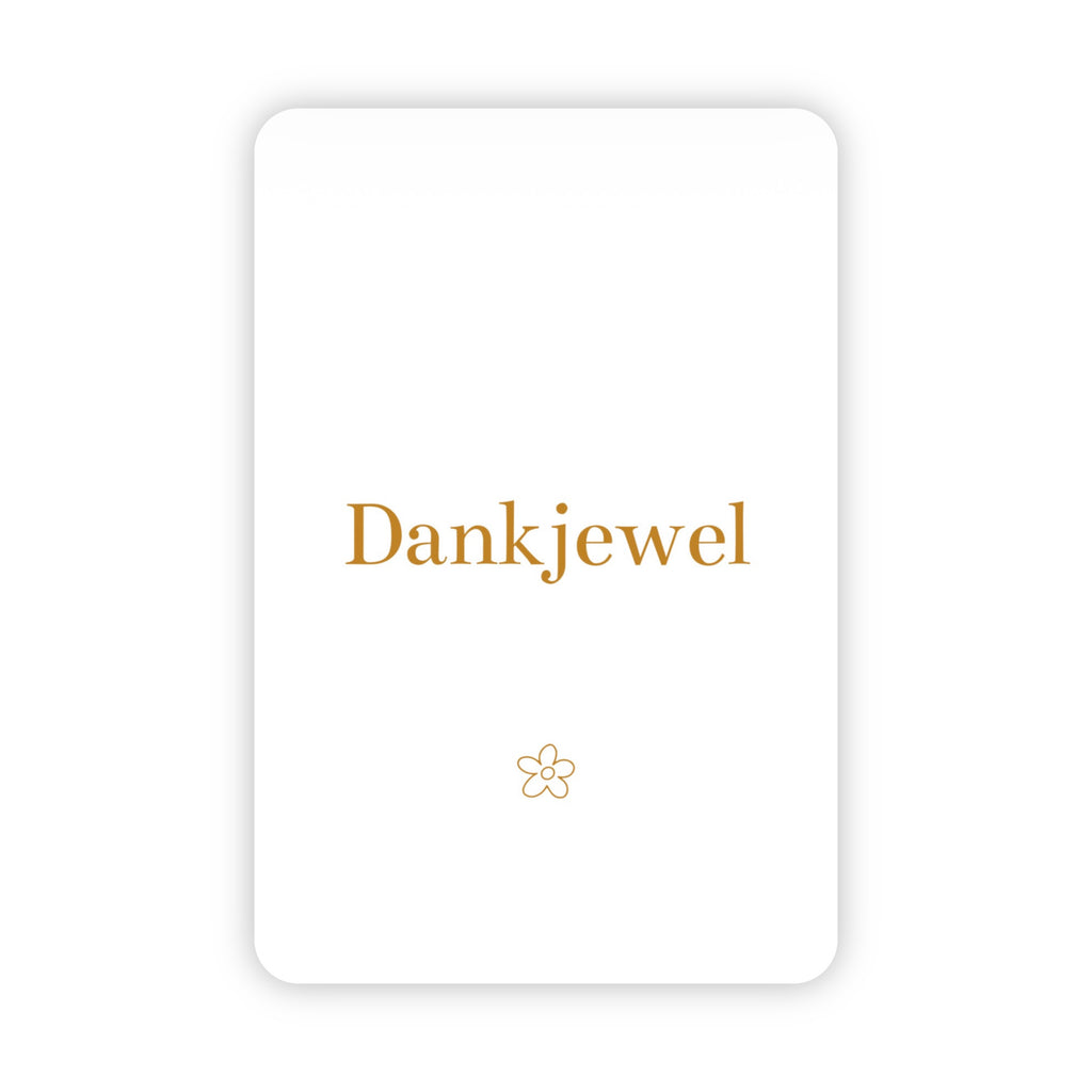 Wenskaarten | Set van 10 met goudfolie