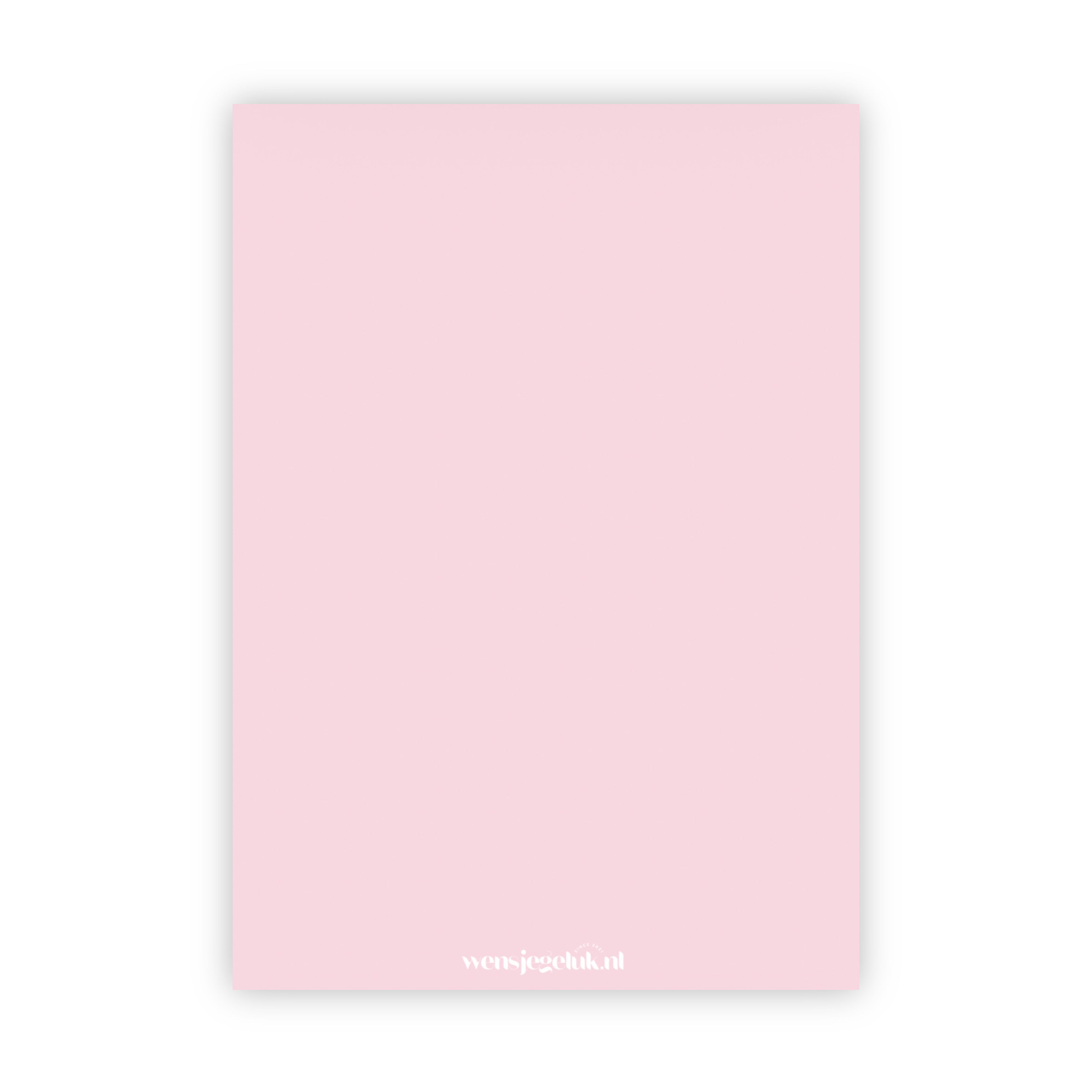 Dubbele wenskaart | We gaan je heel erg missen