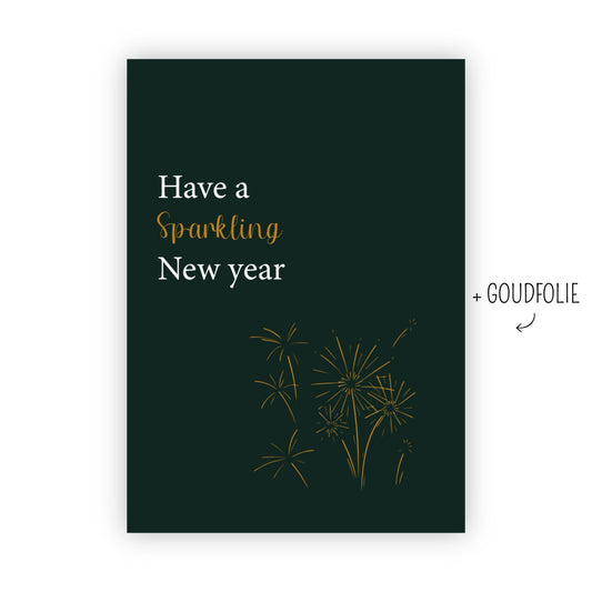 Wenskaart | Have a sparkling new year