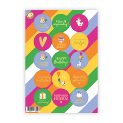 Stickervel | Feest goudfolie