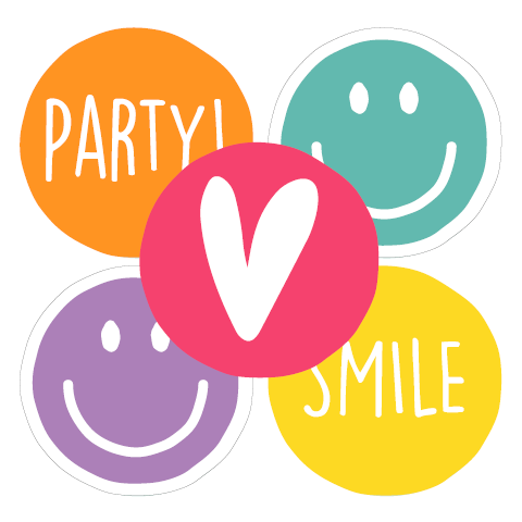 Cadeaustickers | Party 10 stuks