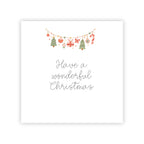 Dubbele kerstkaart | Have a wonderful Christmas