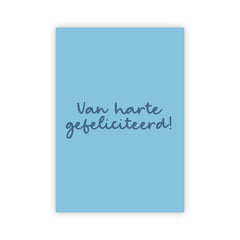 Wenskaart | Van harte gefeliciteerd