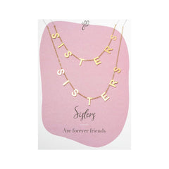 Ketting | Sisters goud