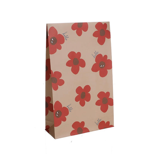 Blokbodemzak | Bloemen 5 stuks