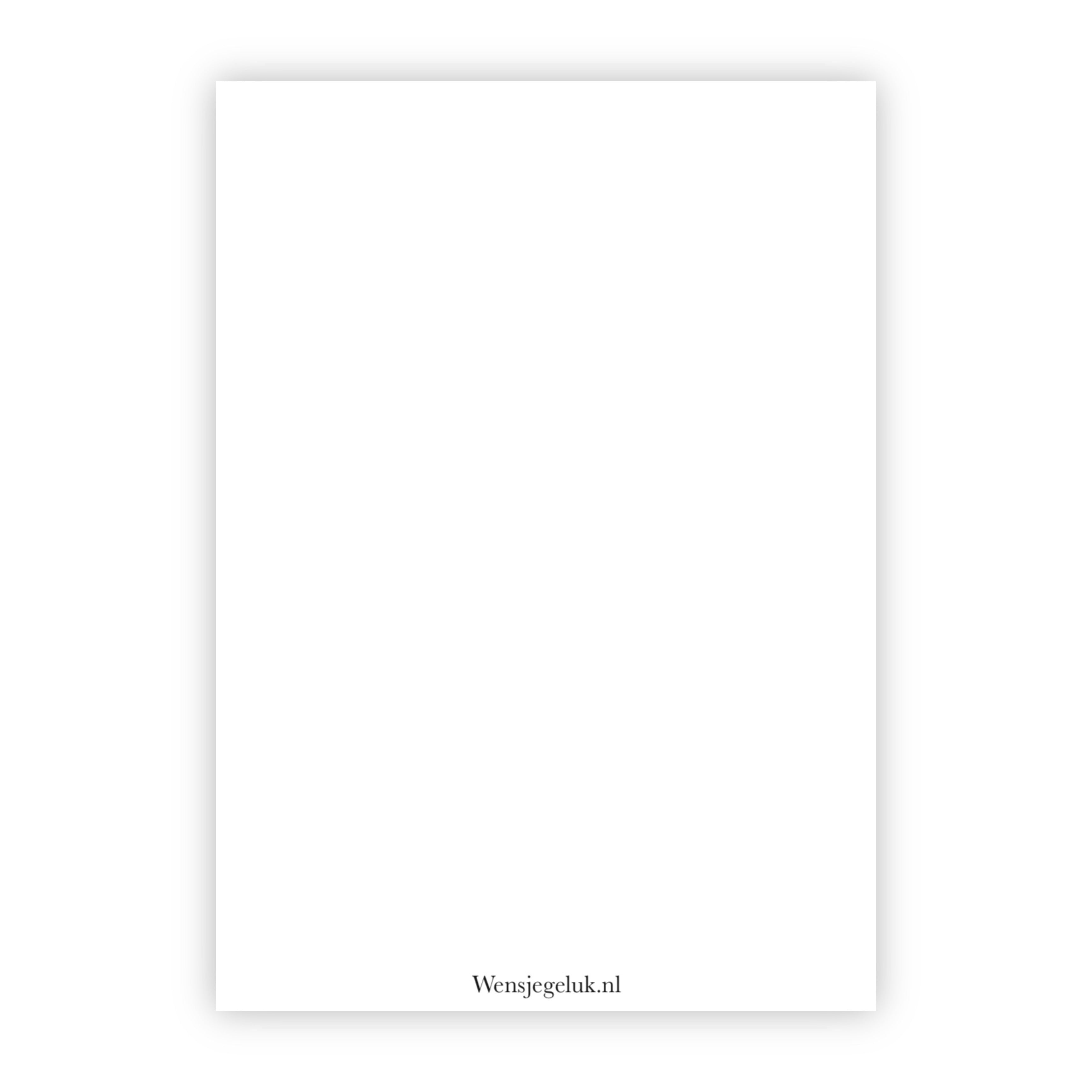 Wenskaart | Bedankt lieve juf