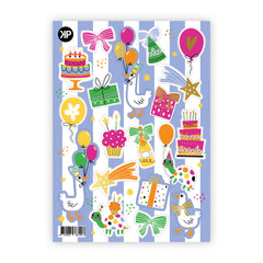 Stickervel | Feest goudfolie