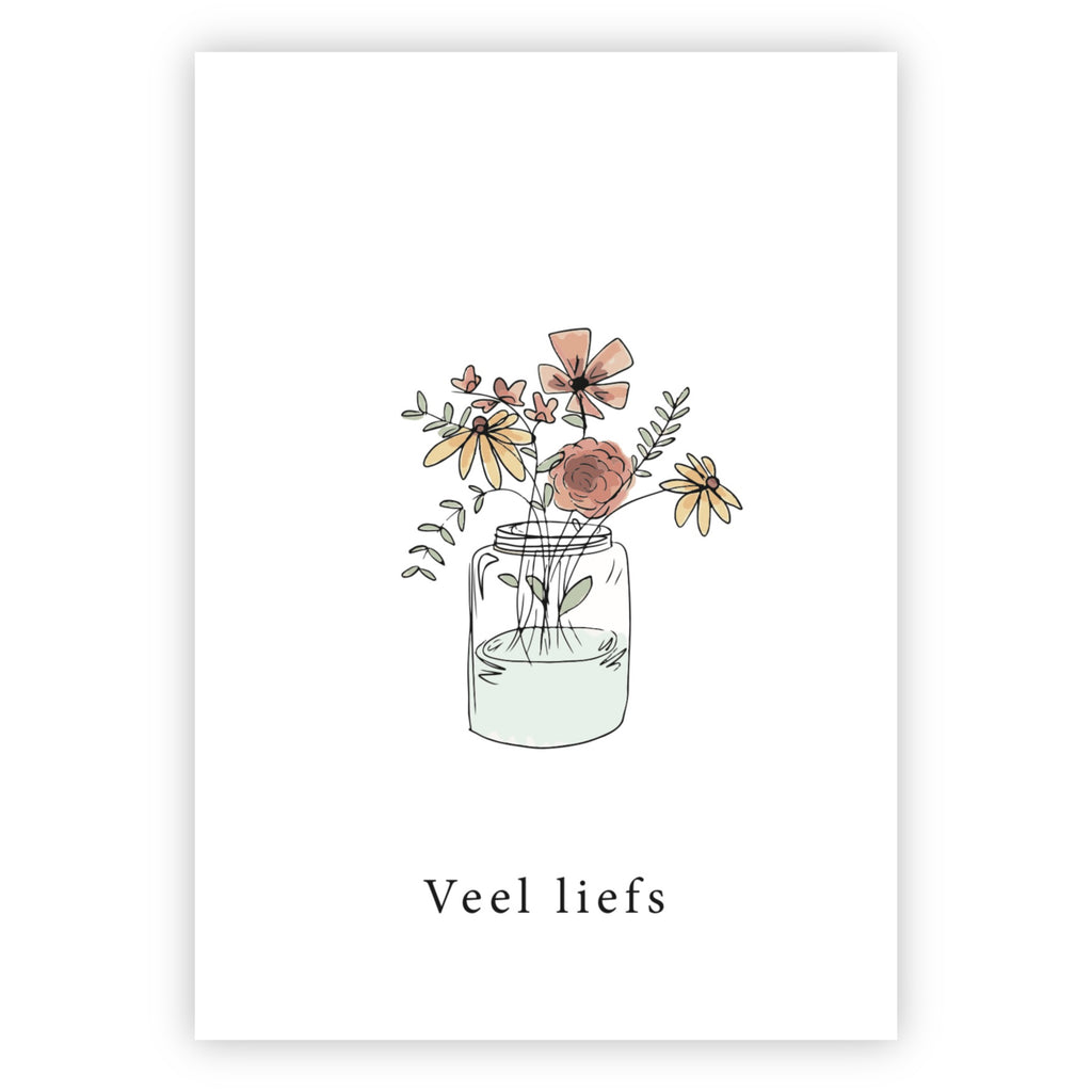 Wenskaart | Veel liefs