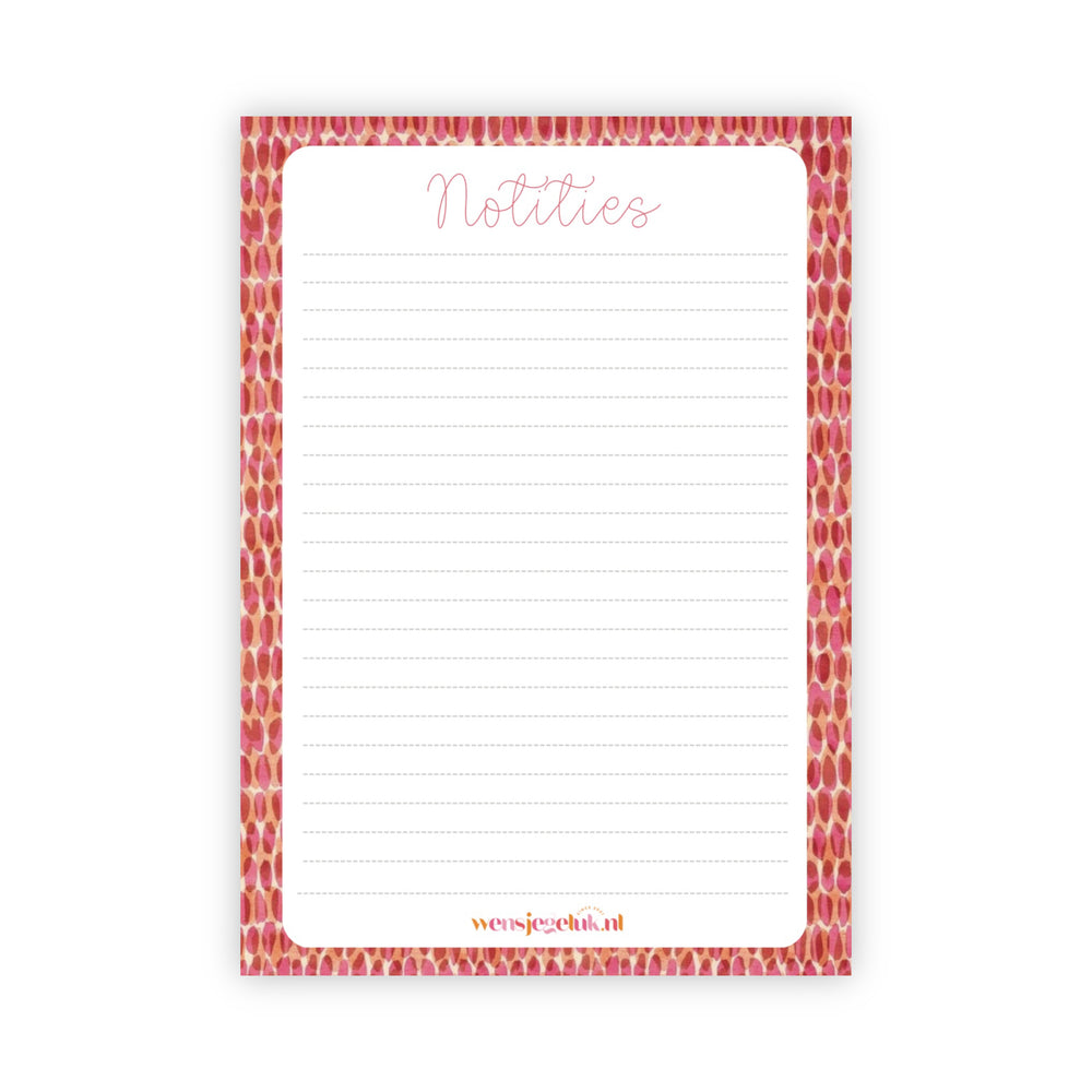 Notitieblok | Roze