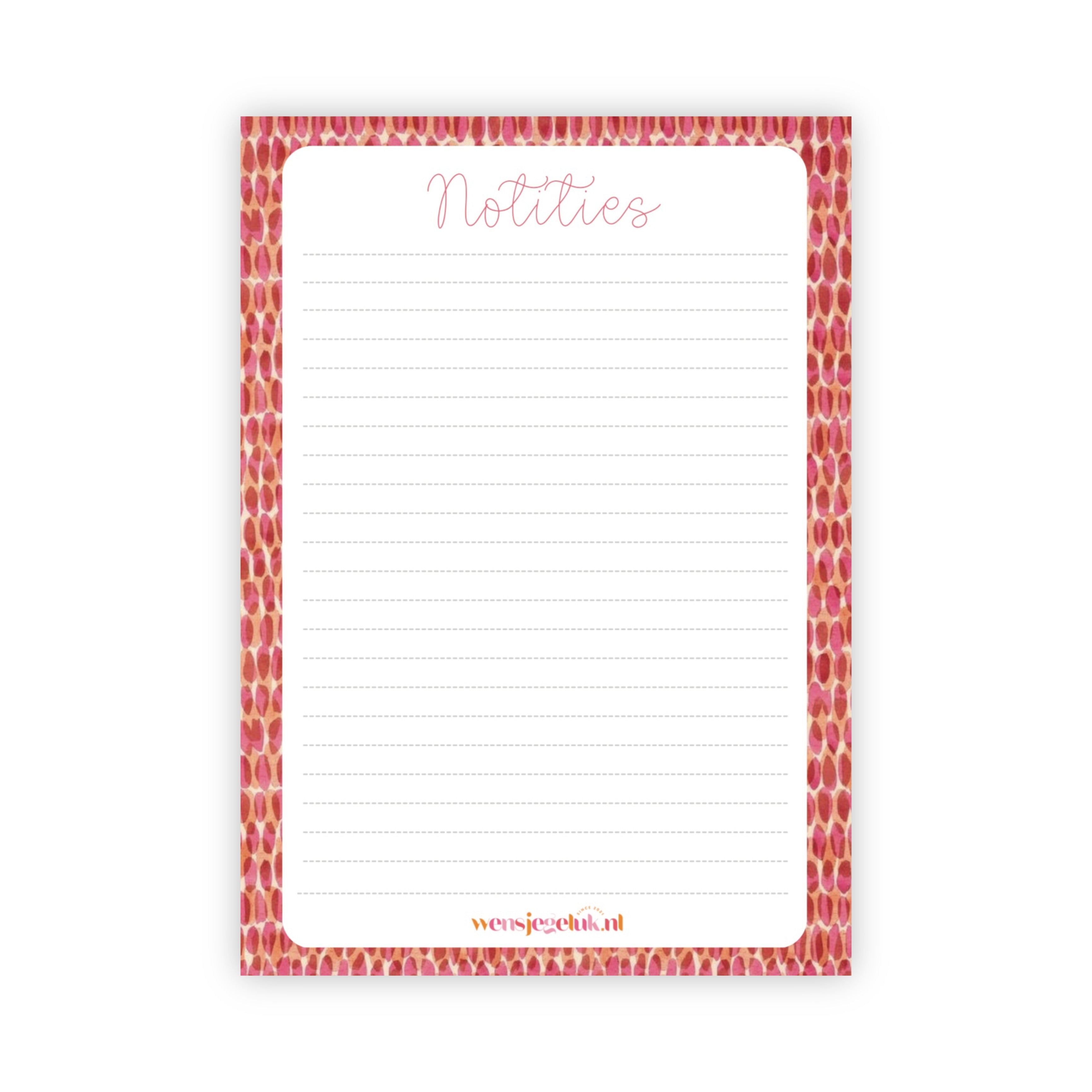 Notitieblok | Roze