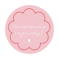 Cadeaustickers | Niet openen tot je verjaardag 10 stuks