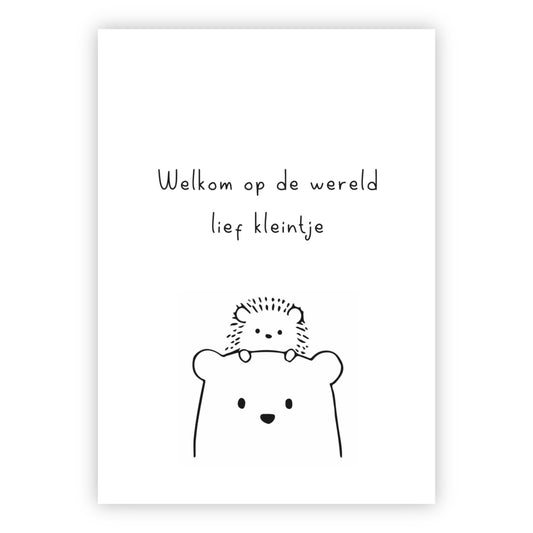 Wenskaart | Welkom op de wereld