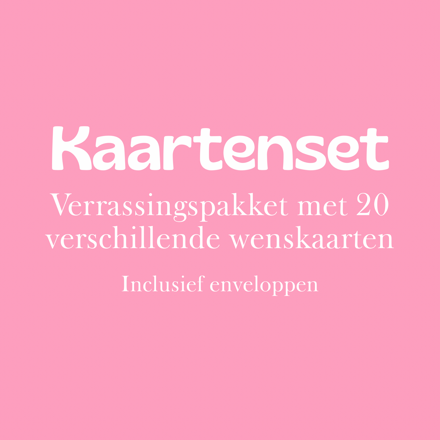 Wenskaarten | Set van 20 | Verrassingspakket