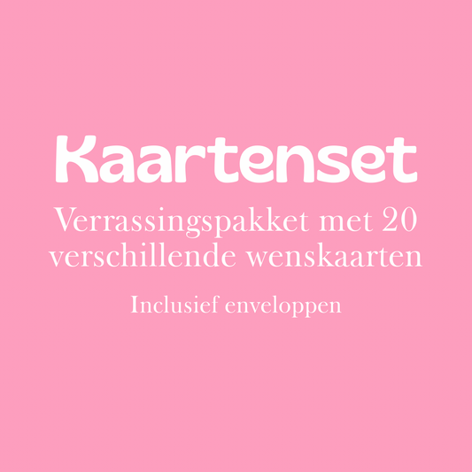 Wenskaarten | Set van 20 | Verrassingspakket