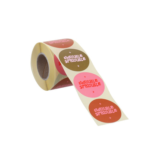 Cadeaustickers | Twinkle sprinkle 10 stuks