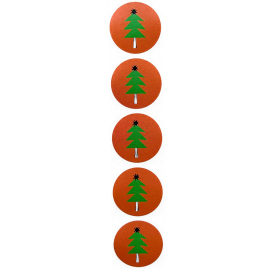 Cadeaustickers | Kerstboompjes 10 stuks