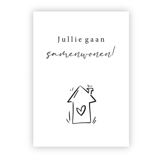 Wenskaart | Jullie gaan samenwonen