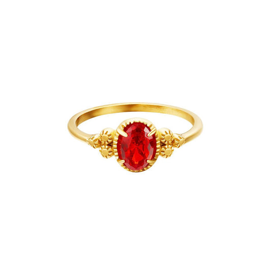 Ring | Rood/ goud