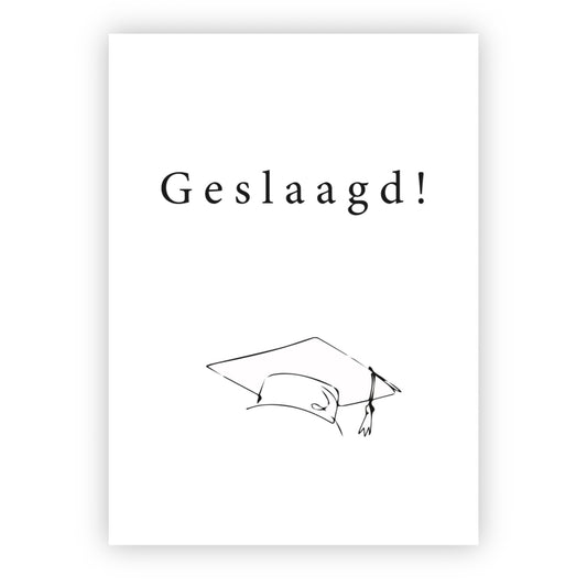 Wenskaart | Geslaagd