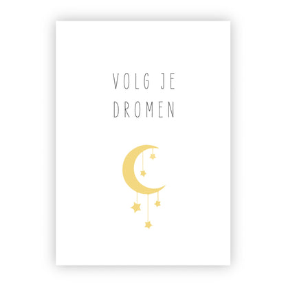 Wenskaart | Volg je dromen