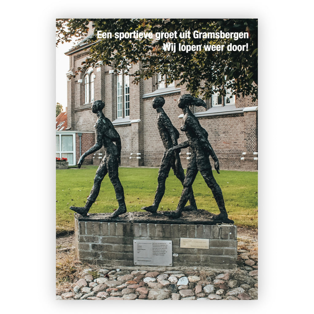 Wenskaart | Sportieve groet uit Gramsbergen