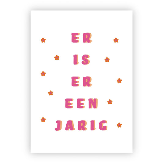 Wenskaart | Er is er een jarig