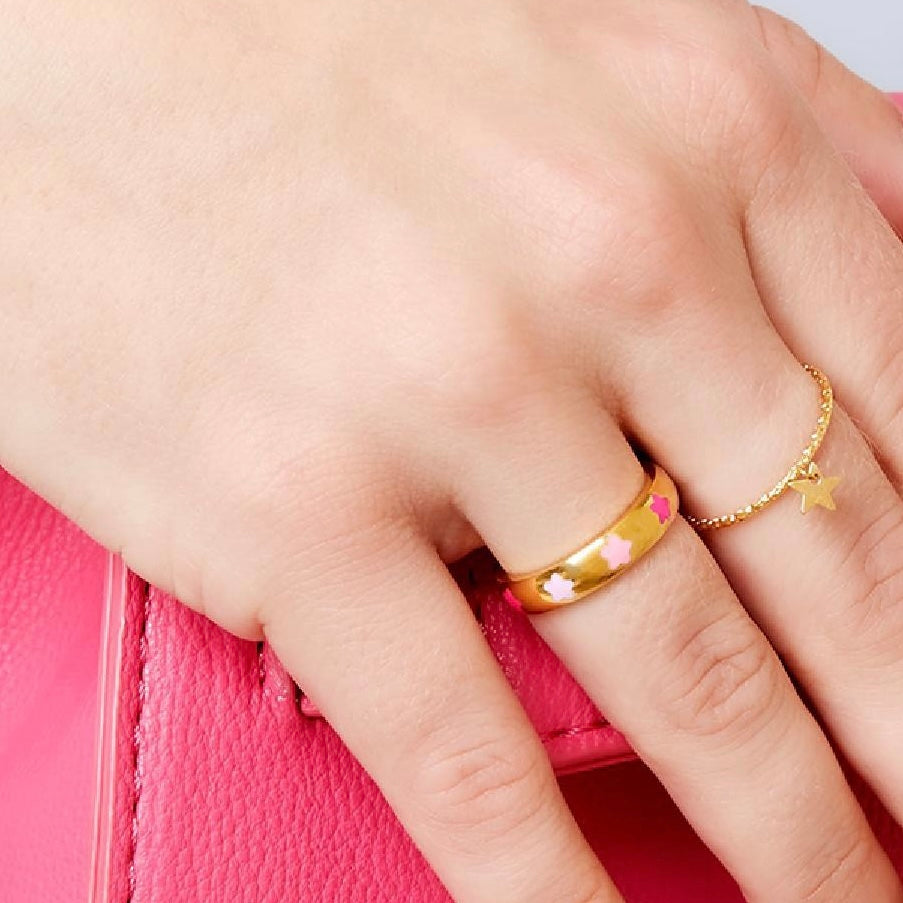 Ring | Sterretjes goud