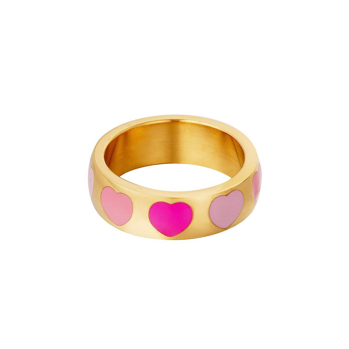 Ring | Hartjes goud