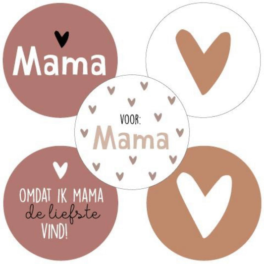 Cadeaustickers | Mama 10 stuks