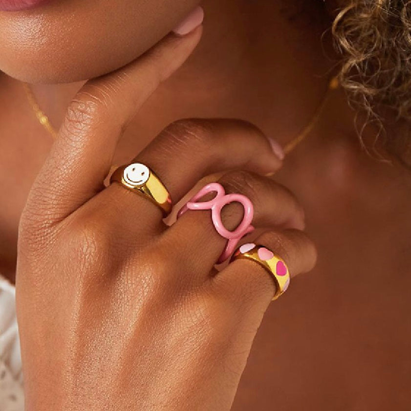 Ring | Hartjes goud